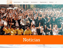 Tablet Screenshot of comunidad-org.cl